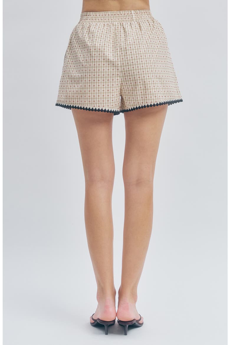 Penny Plaid Shorts, Alternate, color, BEIGE PLAID