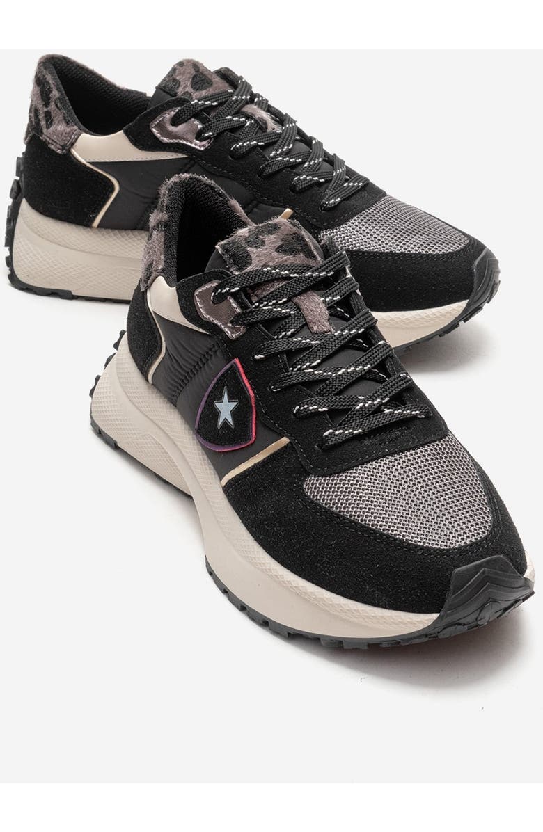 Prologue Shoes Biella Sneaker, Main, color, Black Suede