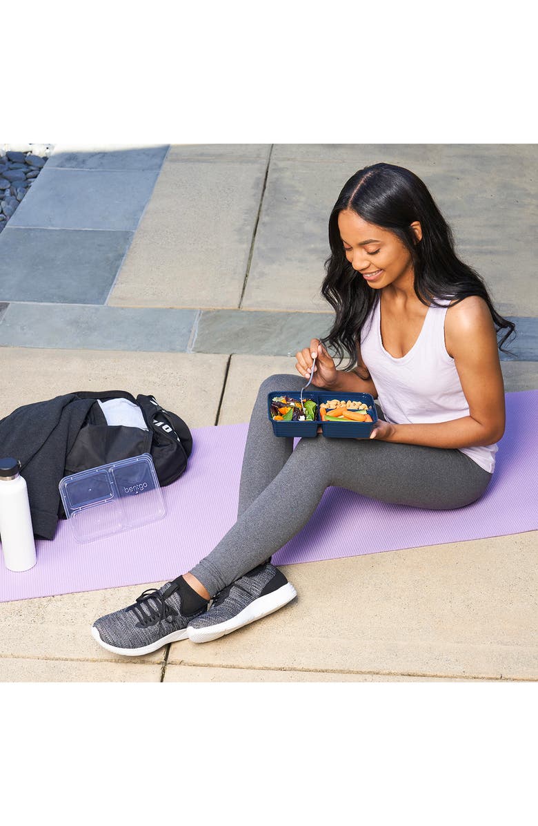 BENTGO Prep 3-Compartment Meal Prep Containers - Navy Blue, Alternate, color,