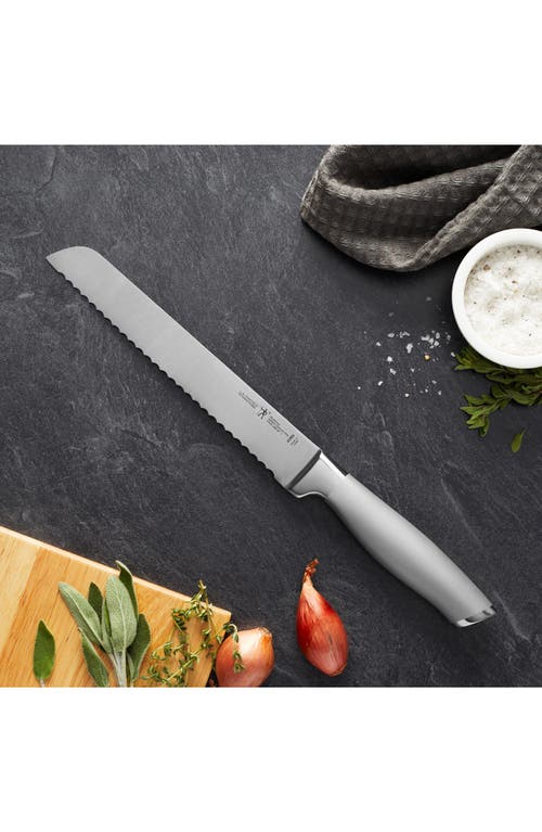 Henckels Cutlery Modernist 8-inch Serrated Bread Knife In Silver
