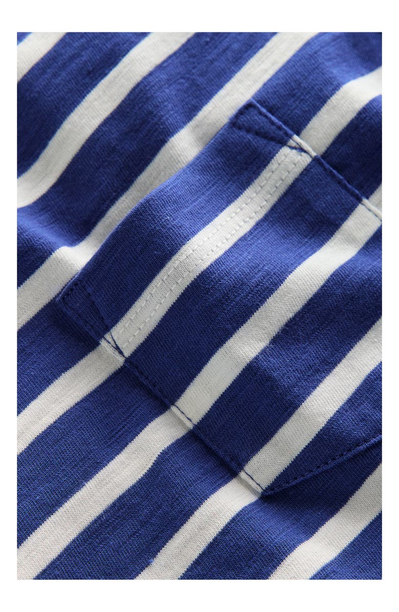 Mini Boden Kids' Stripe Cotton T-Shirt, Alternate, color, Hotch Sleeve