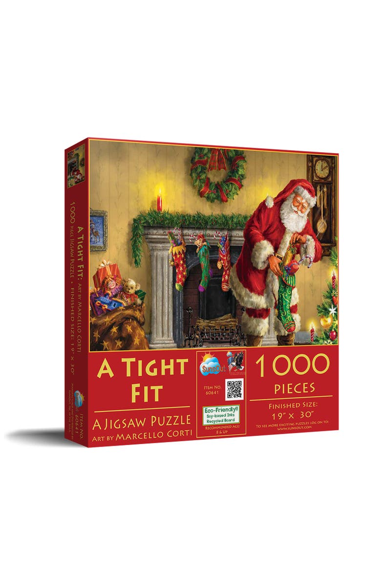 A Tight Fit 1000 piece Jigsaw Puzzle for Adults, Main, color, Multicolor