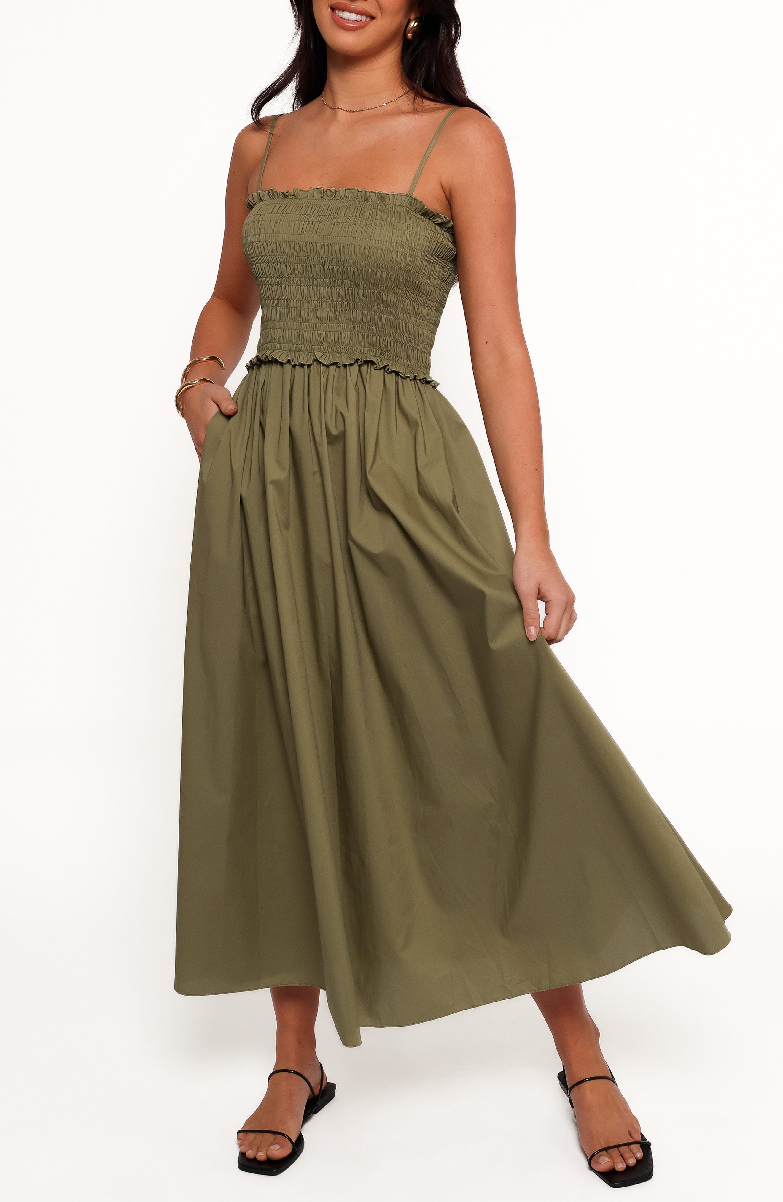 selected OLIVE GREEN