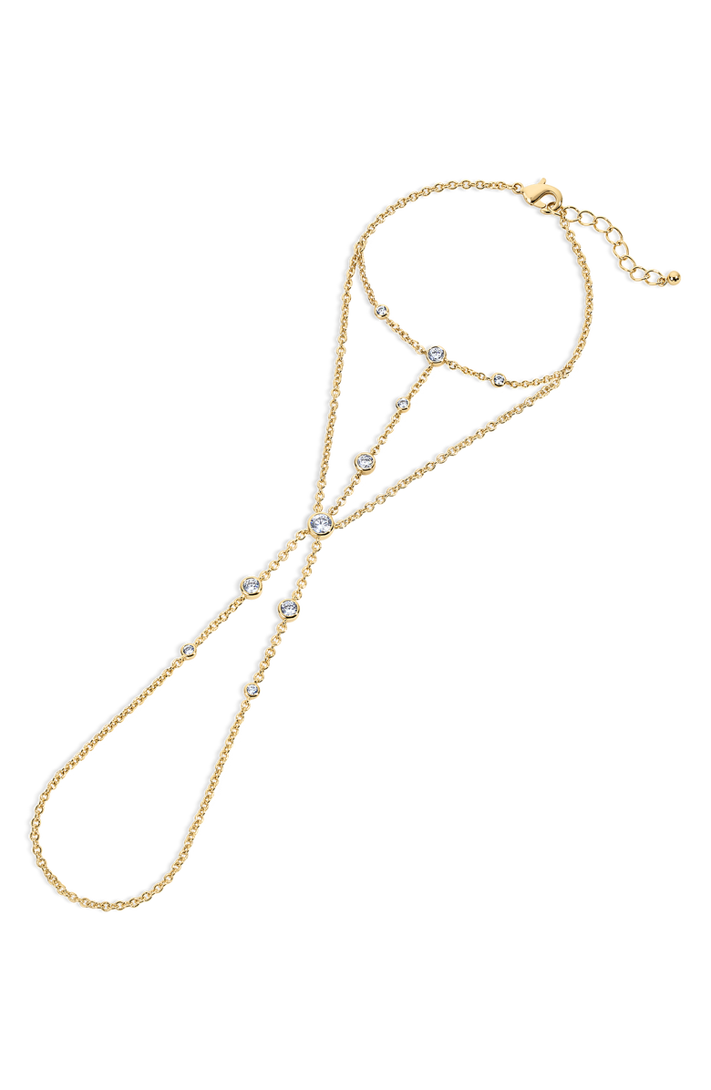 Electric Picks Dancing Queen Hand Chain, Main, color, Gold