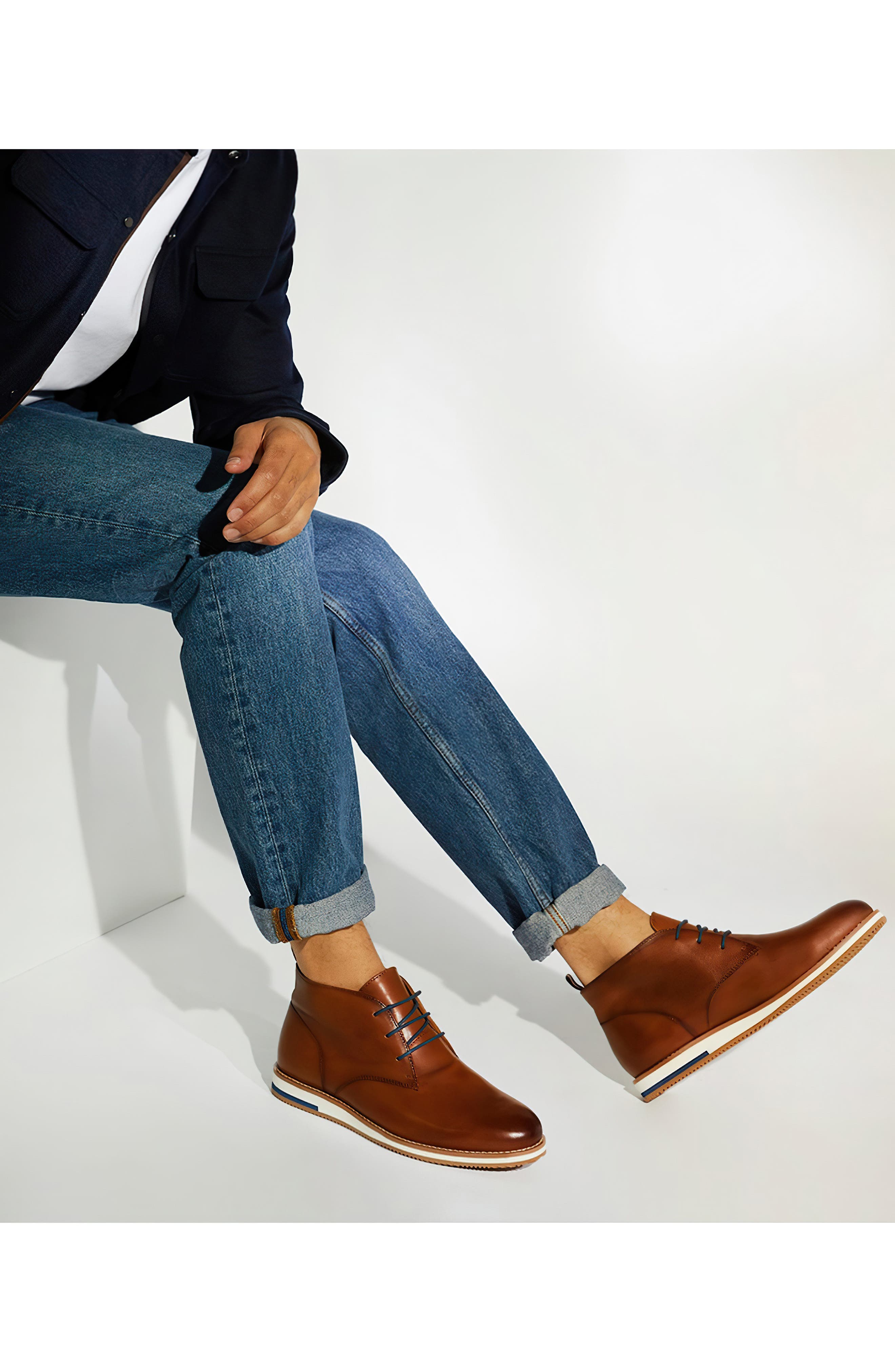 Dune London Camron Chukka Boot, Alternate, color, 