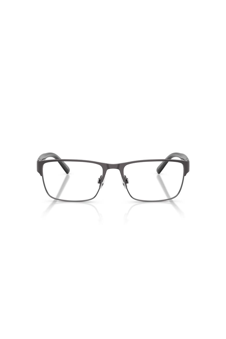 58mm Rectangle optical glasses, Alternate, color, Grey