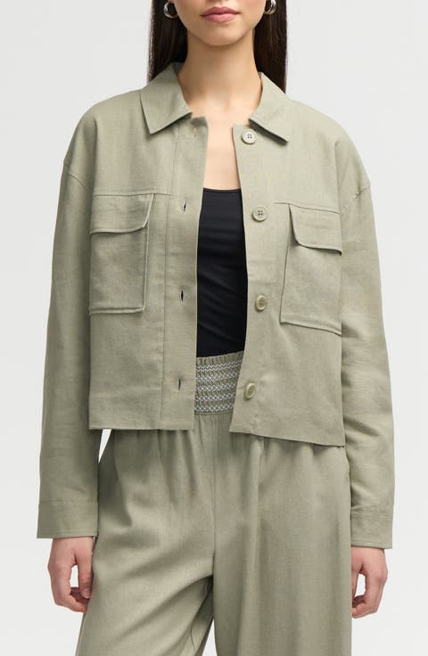 Double Pocket Shacket