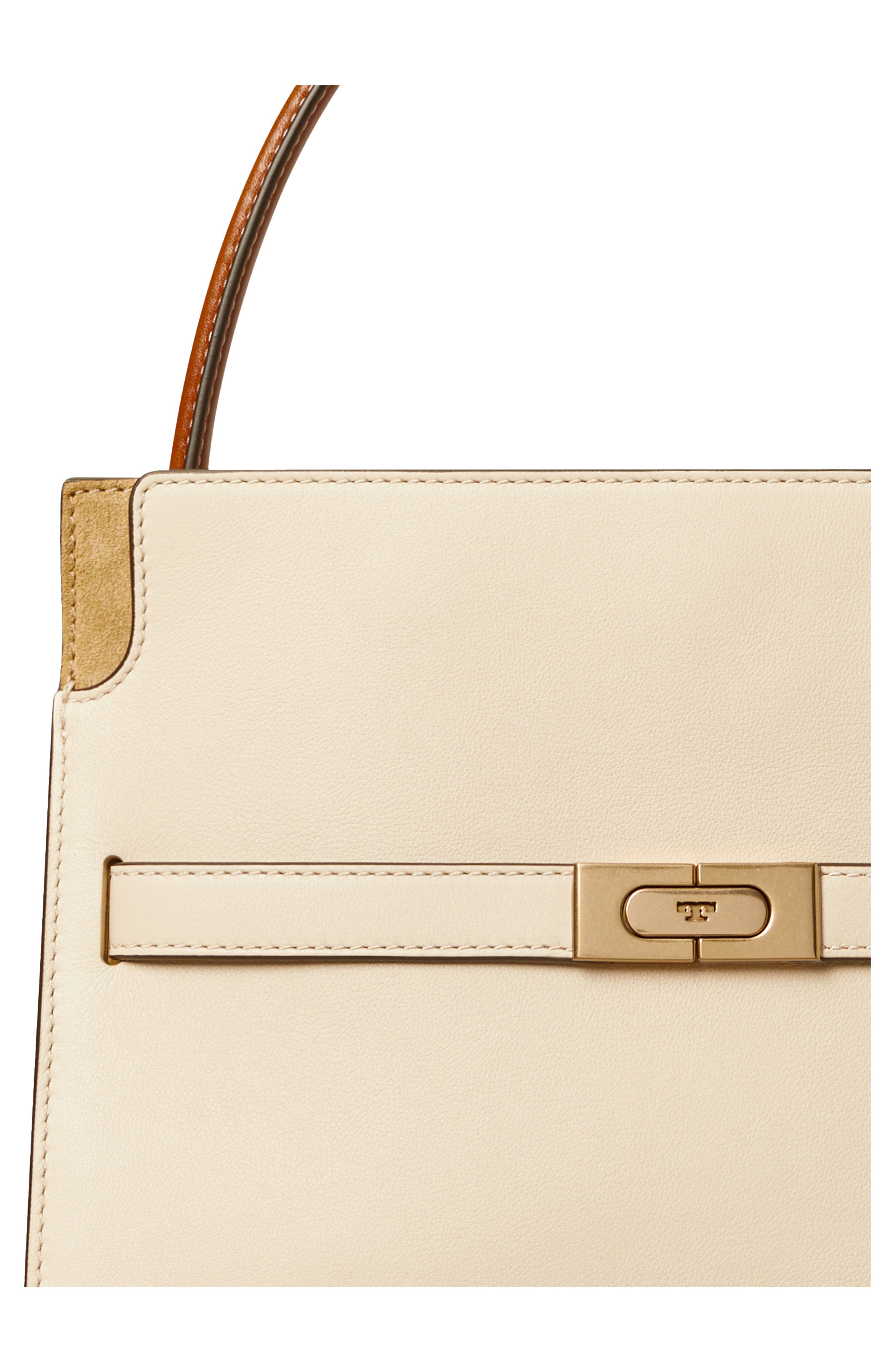 Small Lee Radziwill Leather Double Bag, Alternate, color, NEW CREAM