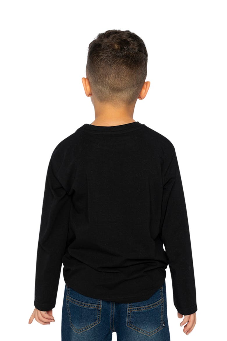 Long Sleeve Crew Neck Jersey T-Shirt, Alternate, color, Black
