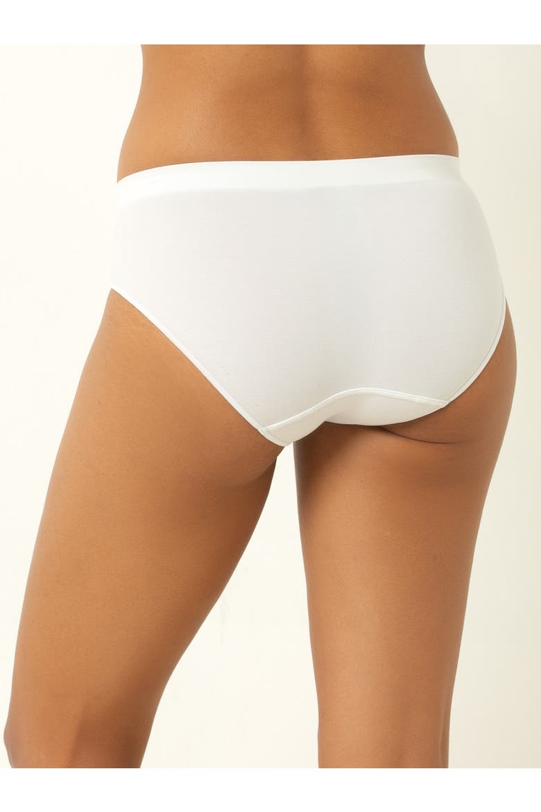 Seamless Modal Blend Bikini 5-Pack, Alternate, color, Black White Neutral