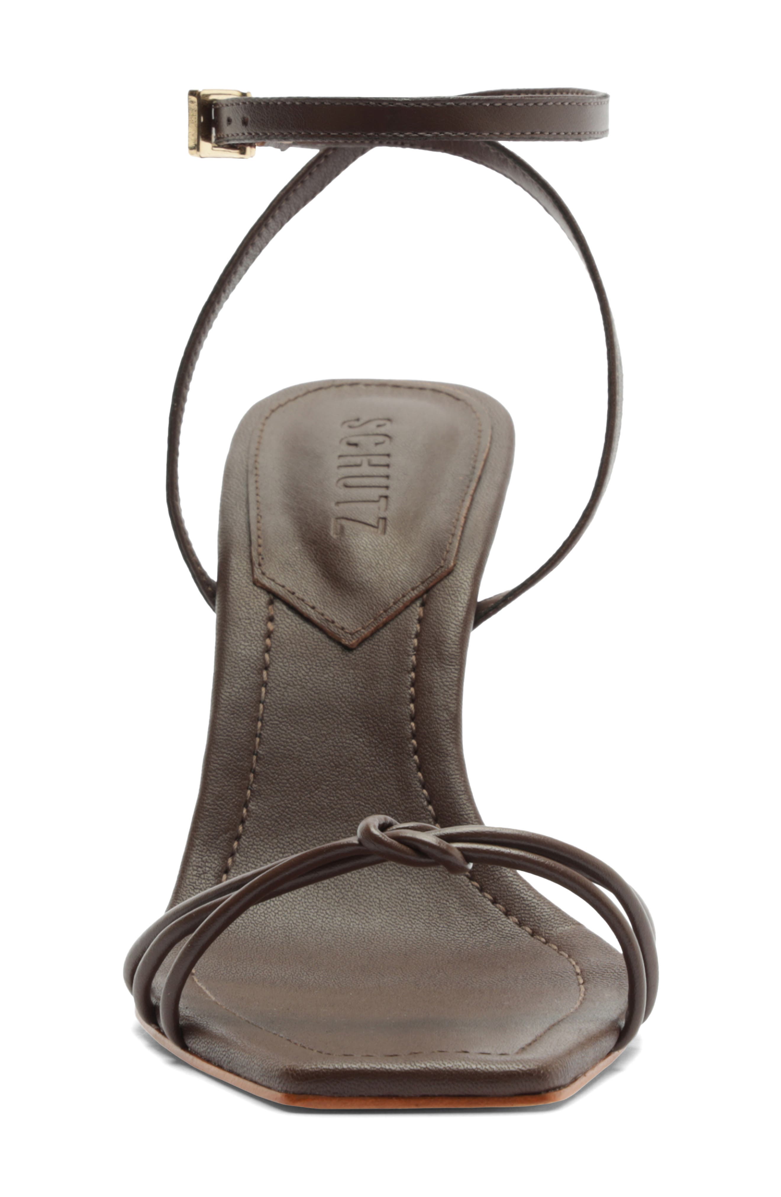 Schutz Haven Ankle Strap Sandal, Alternate, color, Root Brown