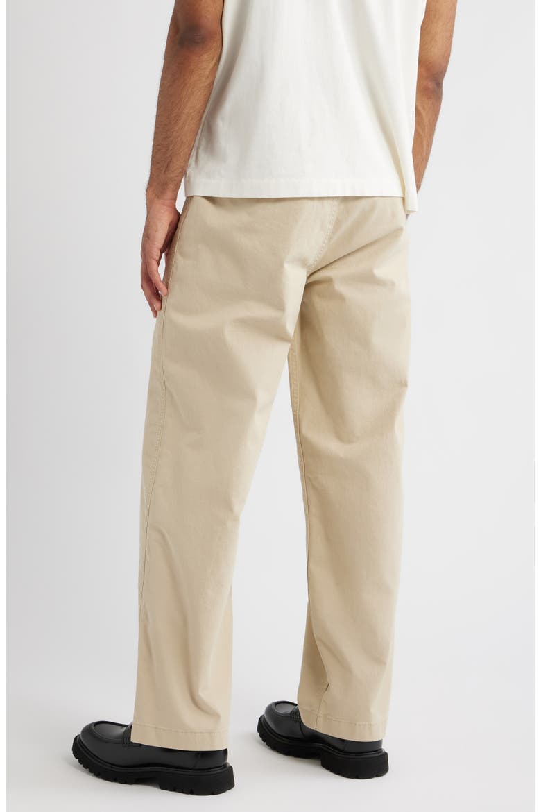Straight Leg Cotton Stretch Twill Pants, Alternate, color, TAN NANTUCKET