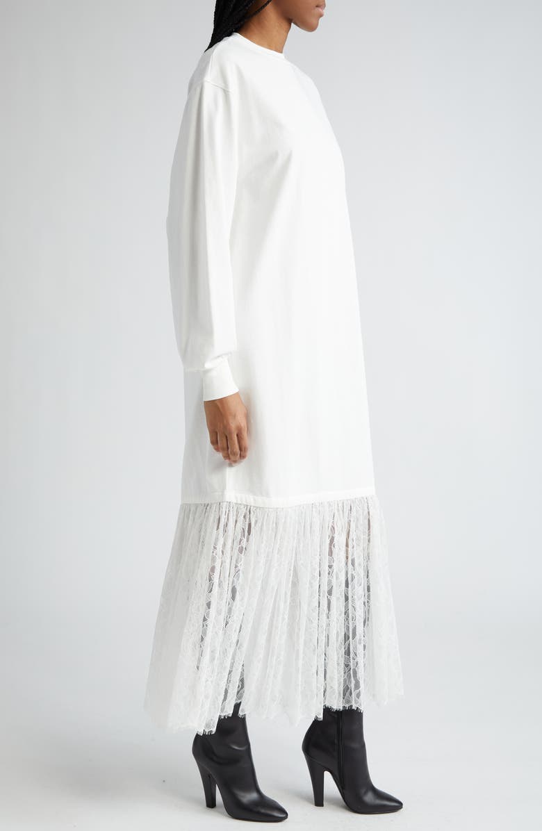 Interior The Bobby Long Sleeve Lace Drop Waist T-Shirt Dress, Alternate, color, 