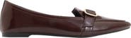 Forever & Always Shoes Zarina Pointed Toe Leather Flats