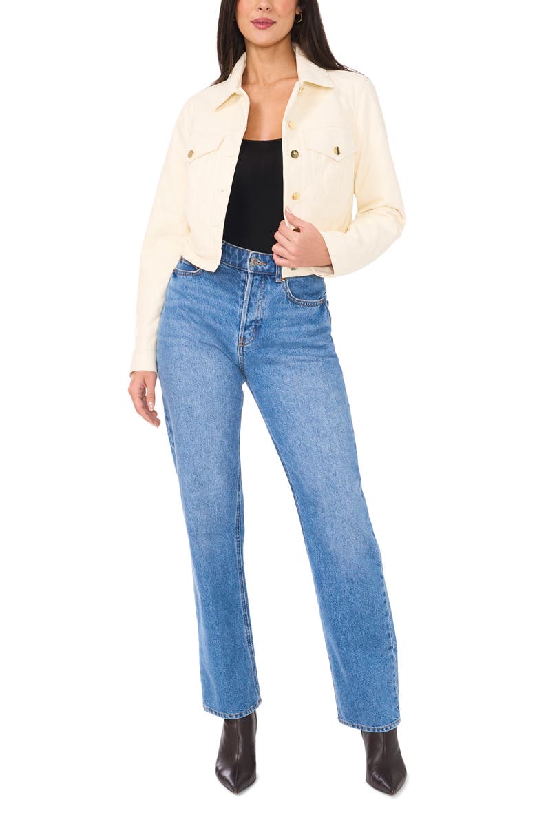 Vince Camuto Crop Shirt Jacket, Alternate, color,