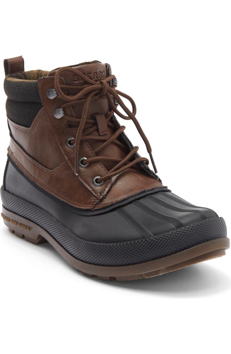 Sperry Gloucester Waterproof Duck Boot, Main, color, Brown