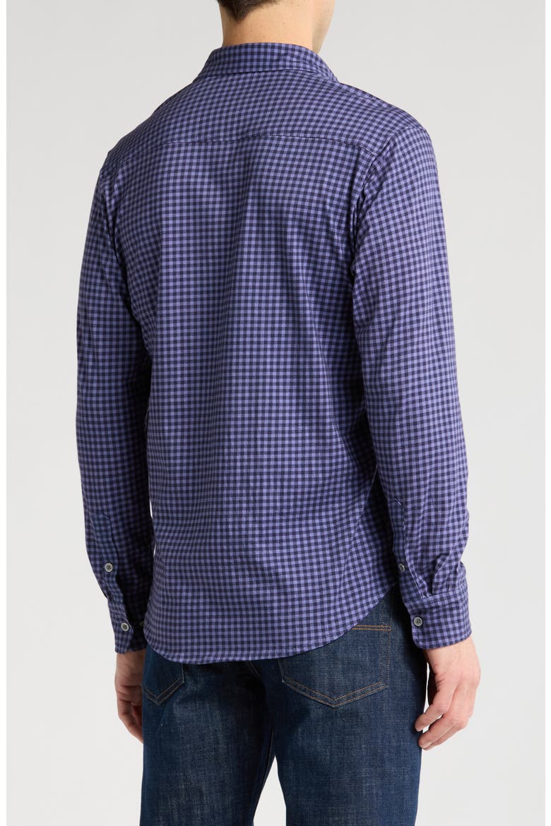 Huckberry Long Sleeve Knit Shirt, Alternate, color, NAVY