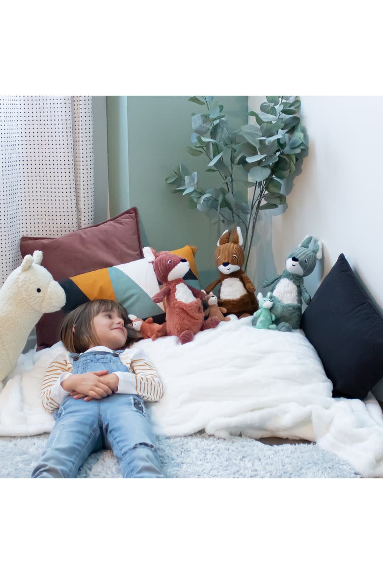 Kangaroo Mom & Her Baby - Secret Keeper Plush Toy, Eco-Friendly, Soft & Washable, Alternate, color, Green