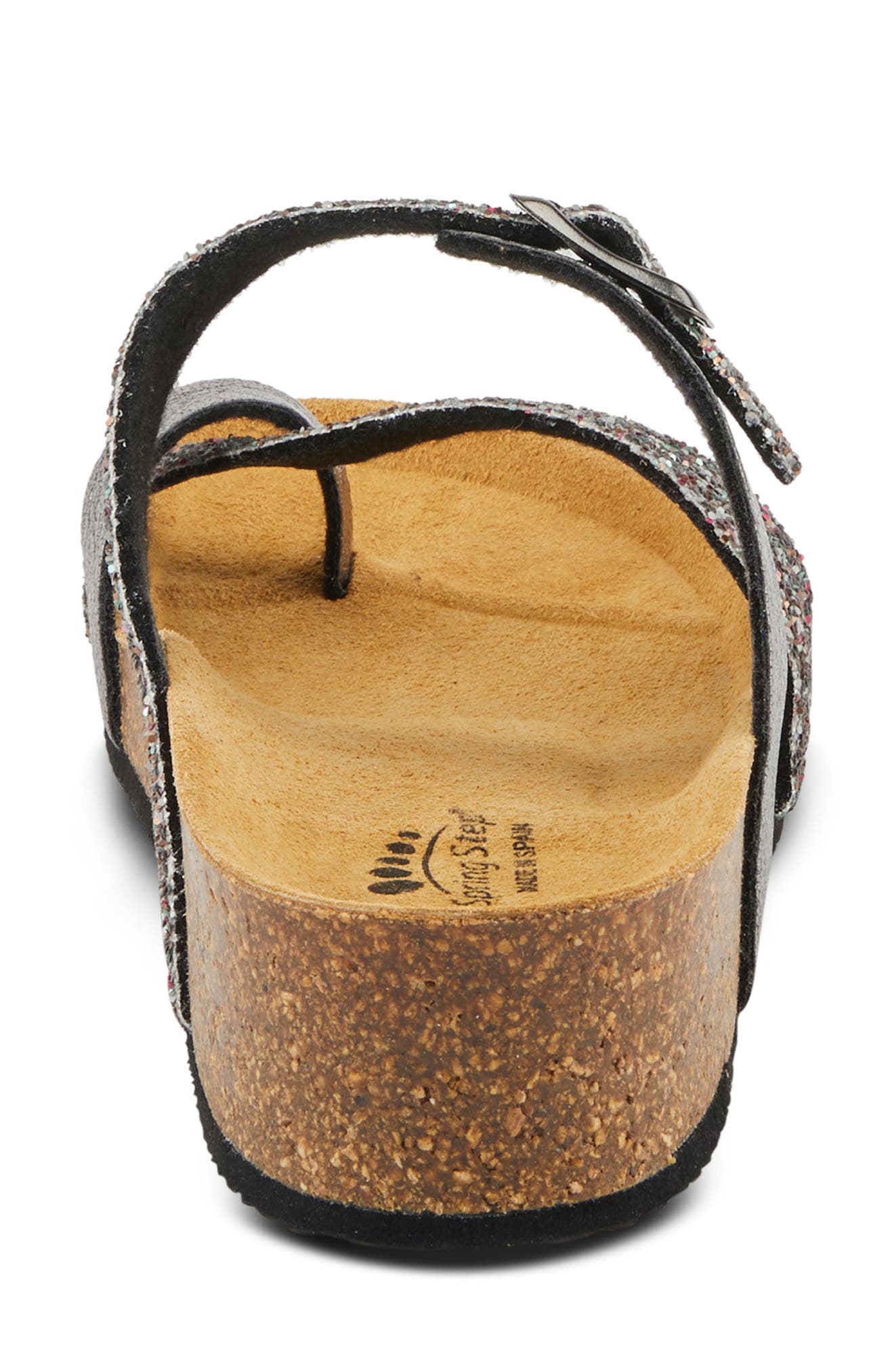 Spring Step Burch Platform Wedge Slide Sandal, Alternate, color, Pewter