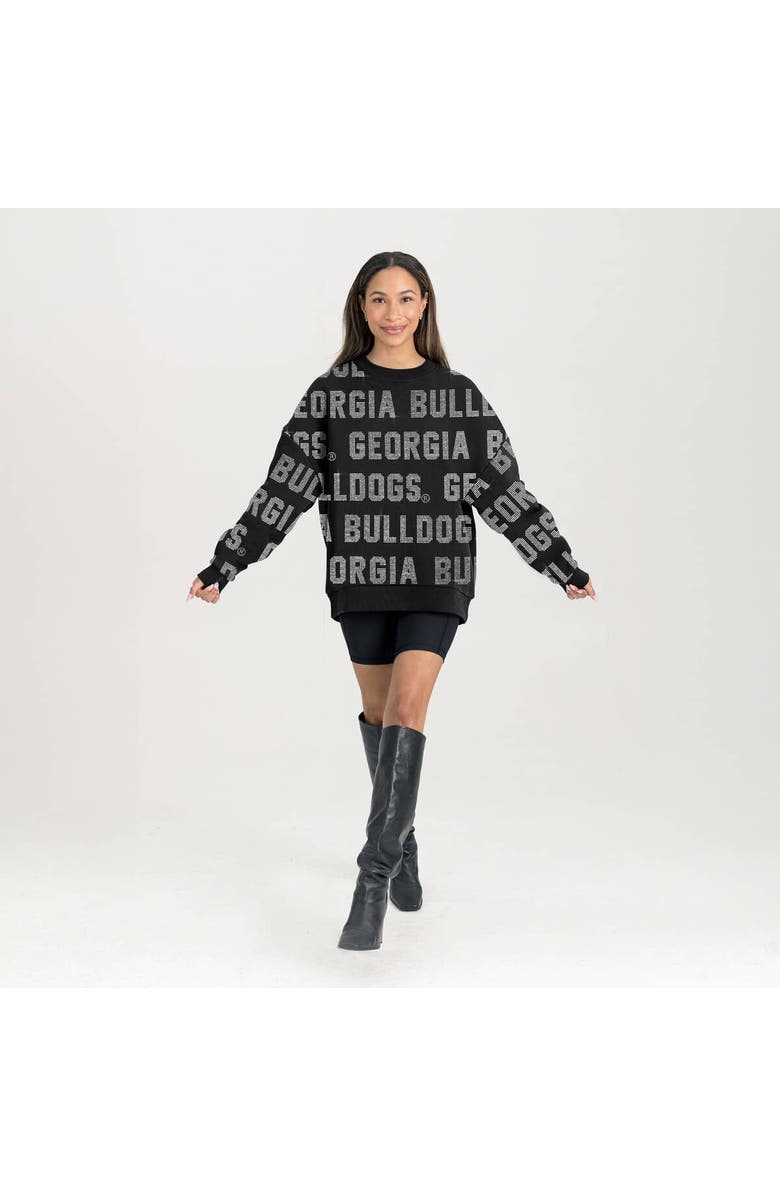 GAMEDAY COUTURE Women
s Gameday Couture  Black Georgia Bulldogs Hype Era Sweatshirt, Alternate, color, Black
