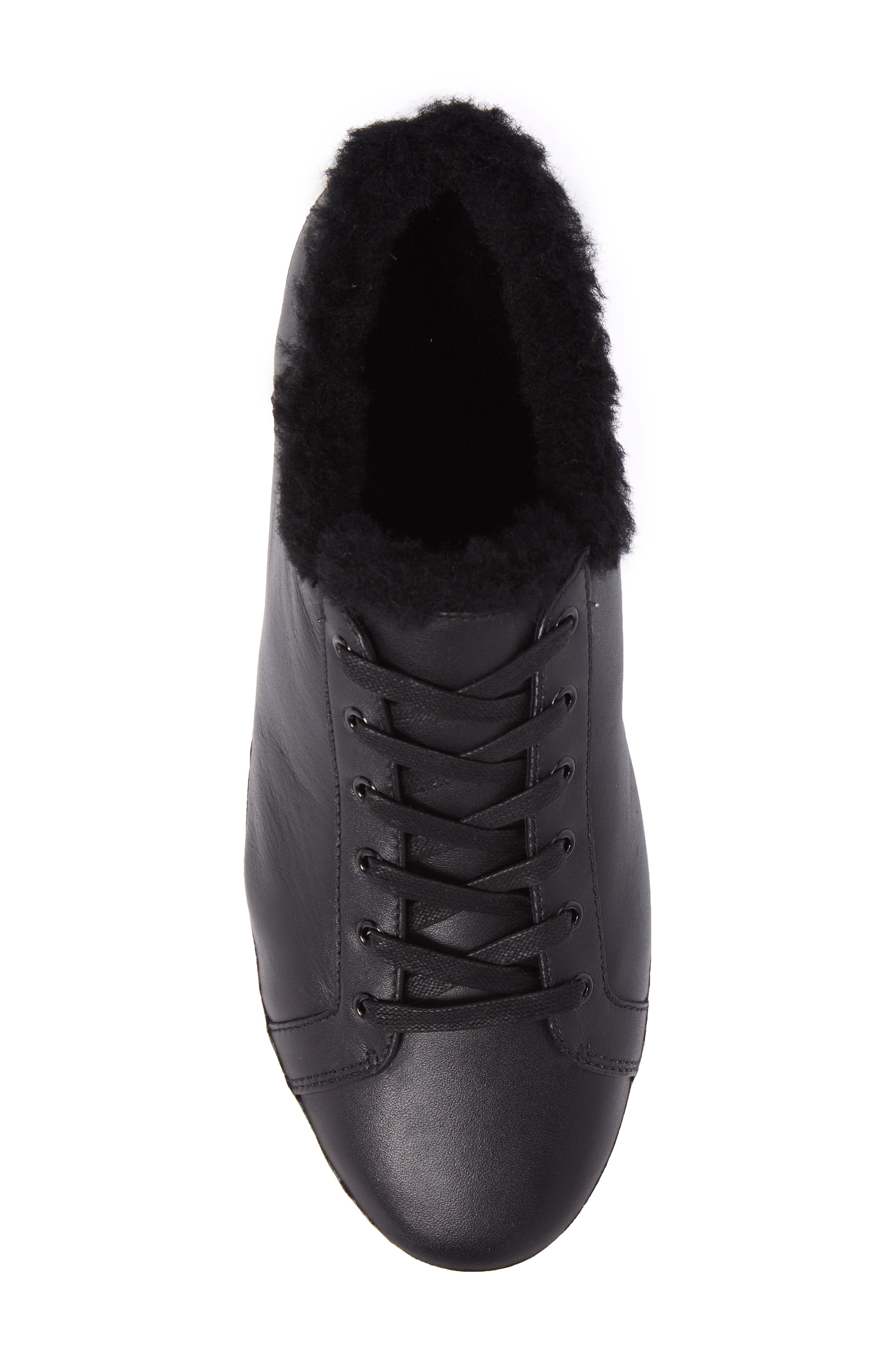 Tory Burch Lawrence Genuine Shearling Lined Sneaker, Alternate, color, 