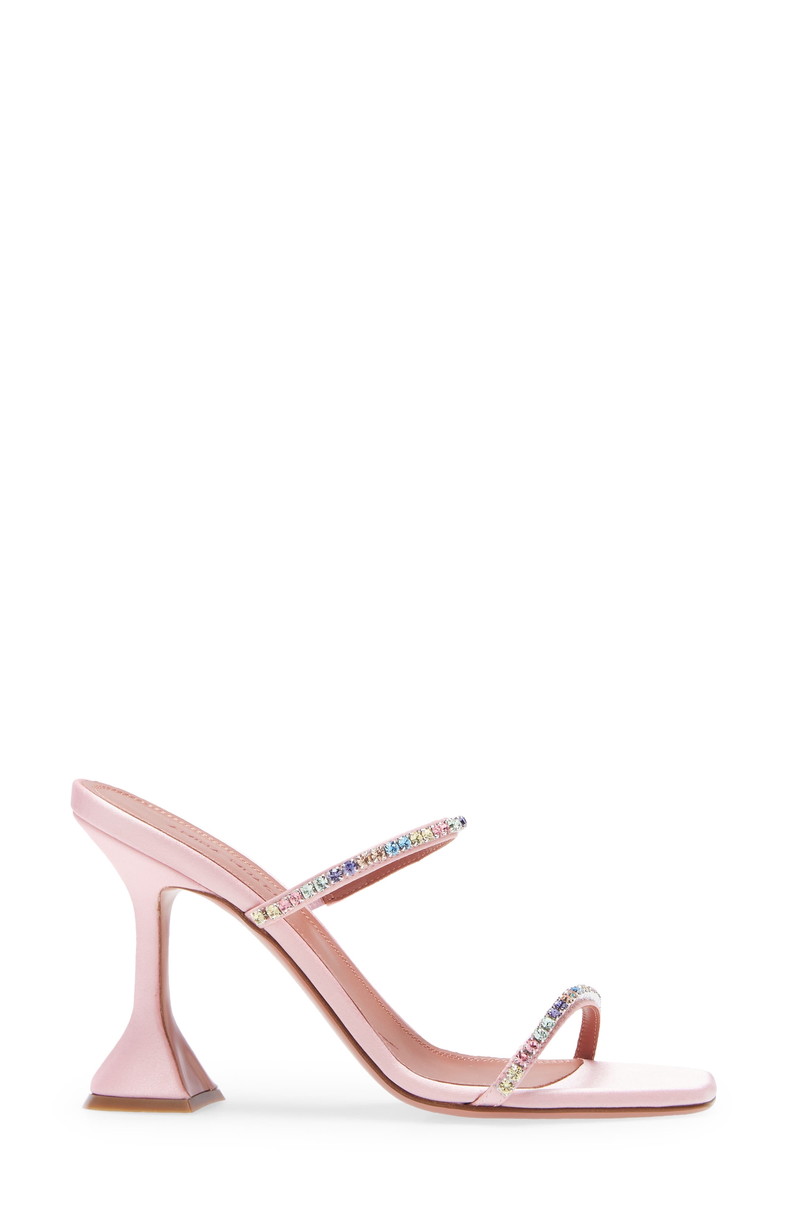 Amina Muaddi Gilda Crystal Slide Sandal, Alternate, color, 