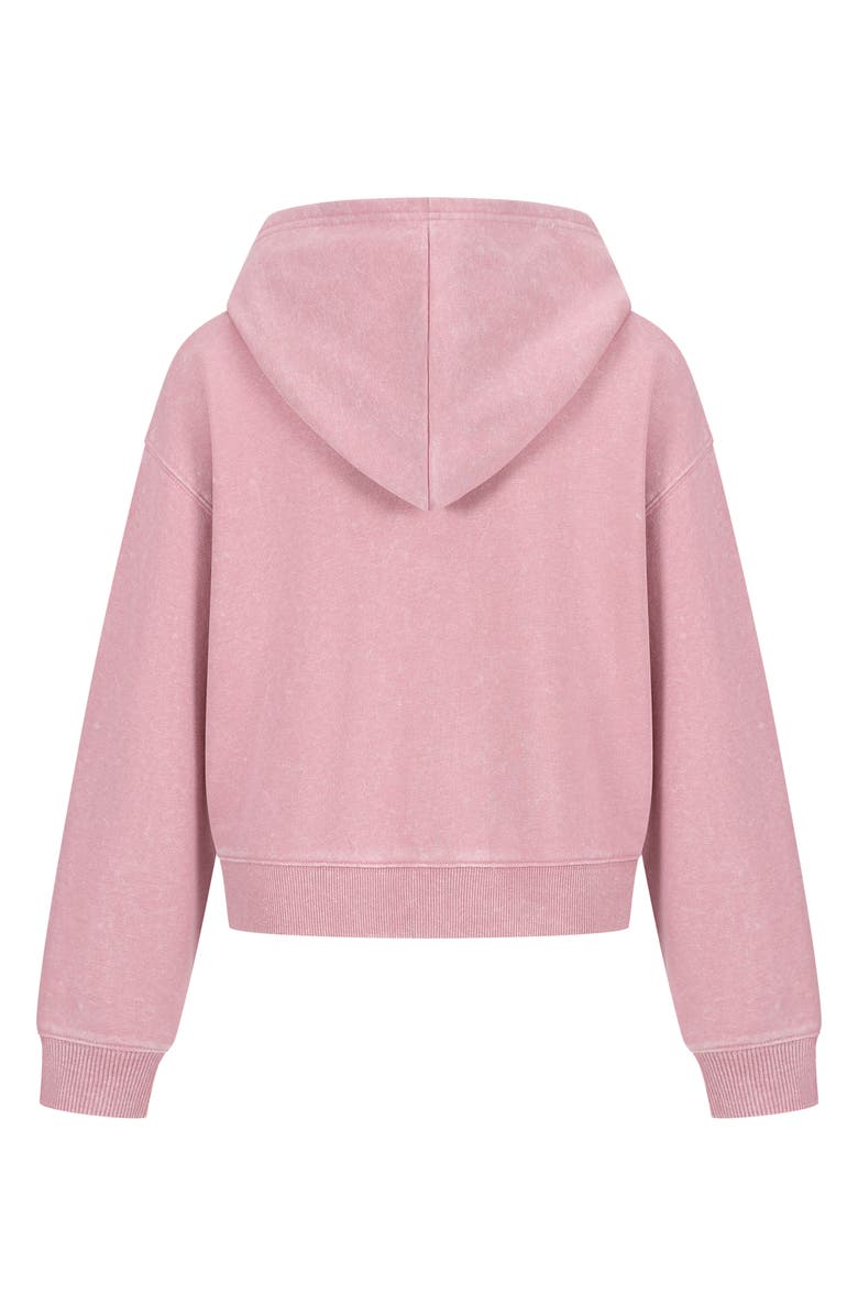 Roxy Kids' Washed Full Zip Hoodie, Alternate, color, Lilas