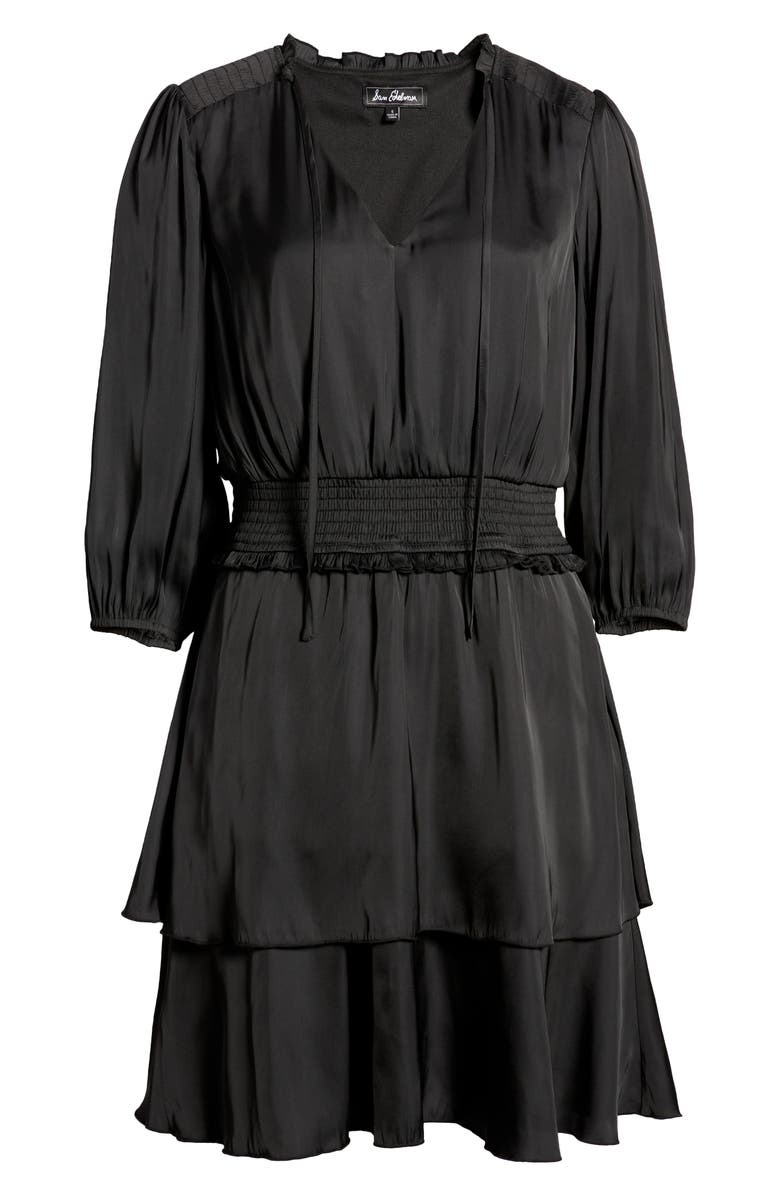 Sam Edelman Long Sleeve Tiered Dress, Alternate, color, 