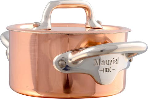 M'Minis Copper Cocotte With Lid, 3.5 Inch