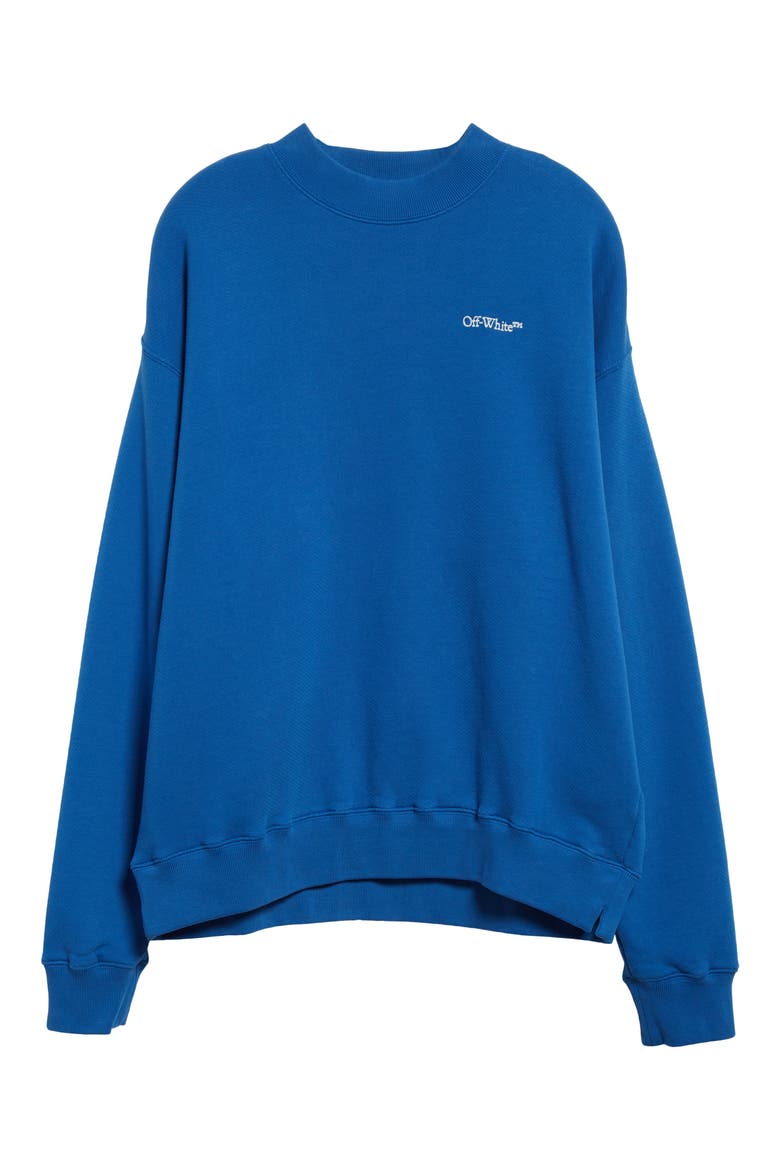 Boro Arrow Oversize Skate Crewneck Sweatshirt, Alternate, color, BLUE - MULTICOLOR