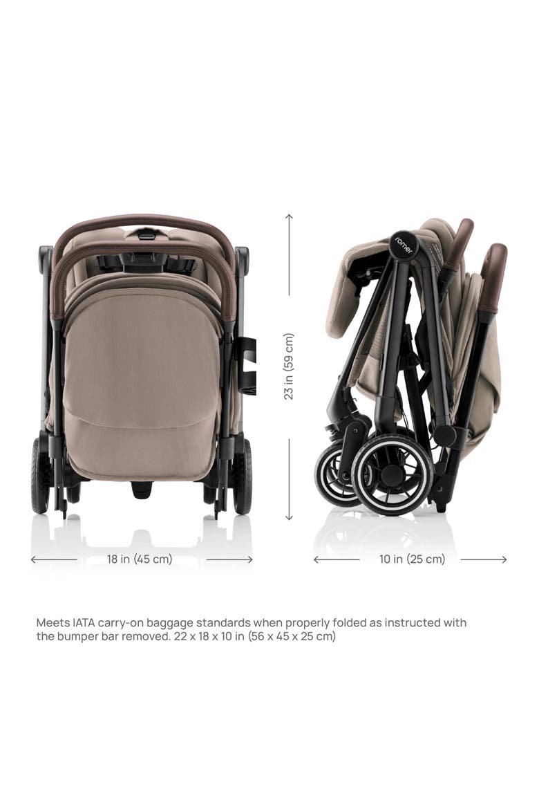 Lani Stroller, Alternate, color, TRUFFLE
