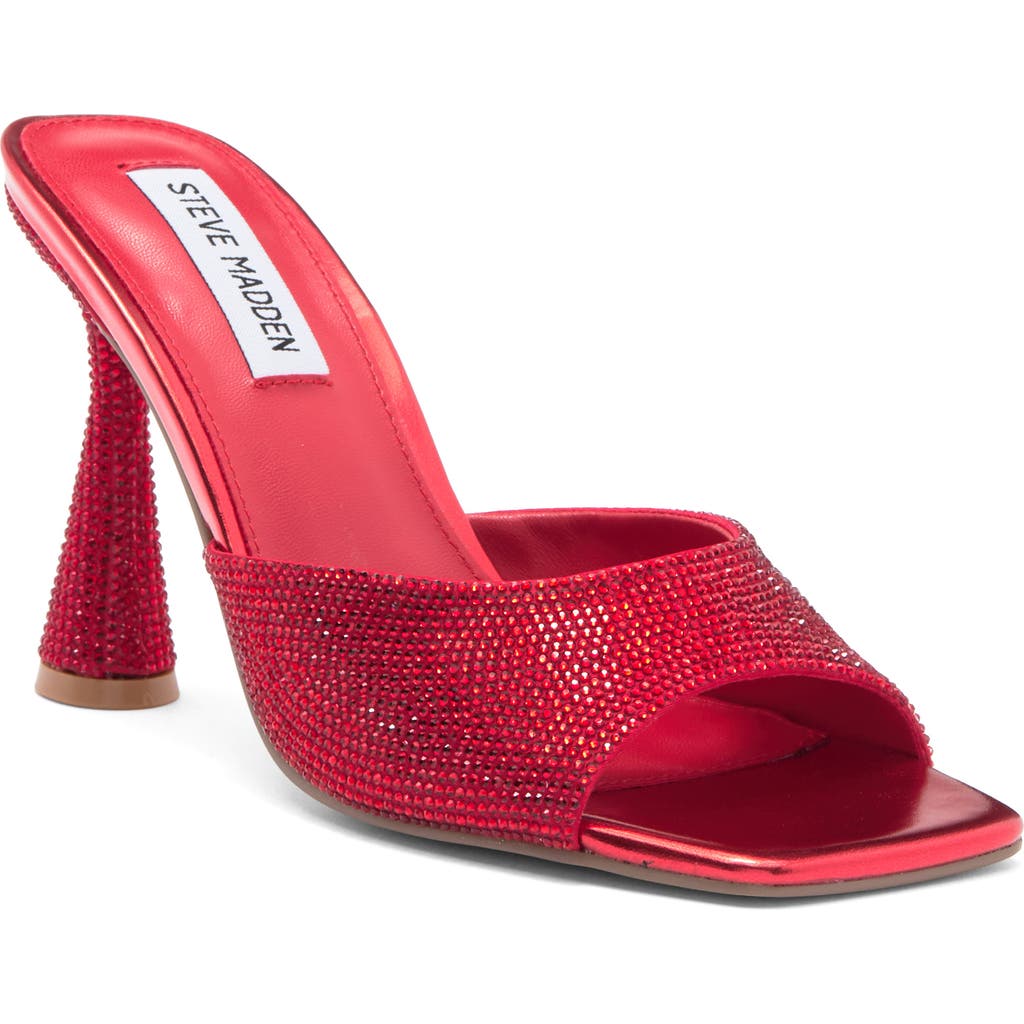 Steve Madden Elsah Slide Sandal In Red