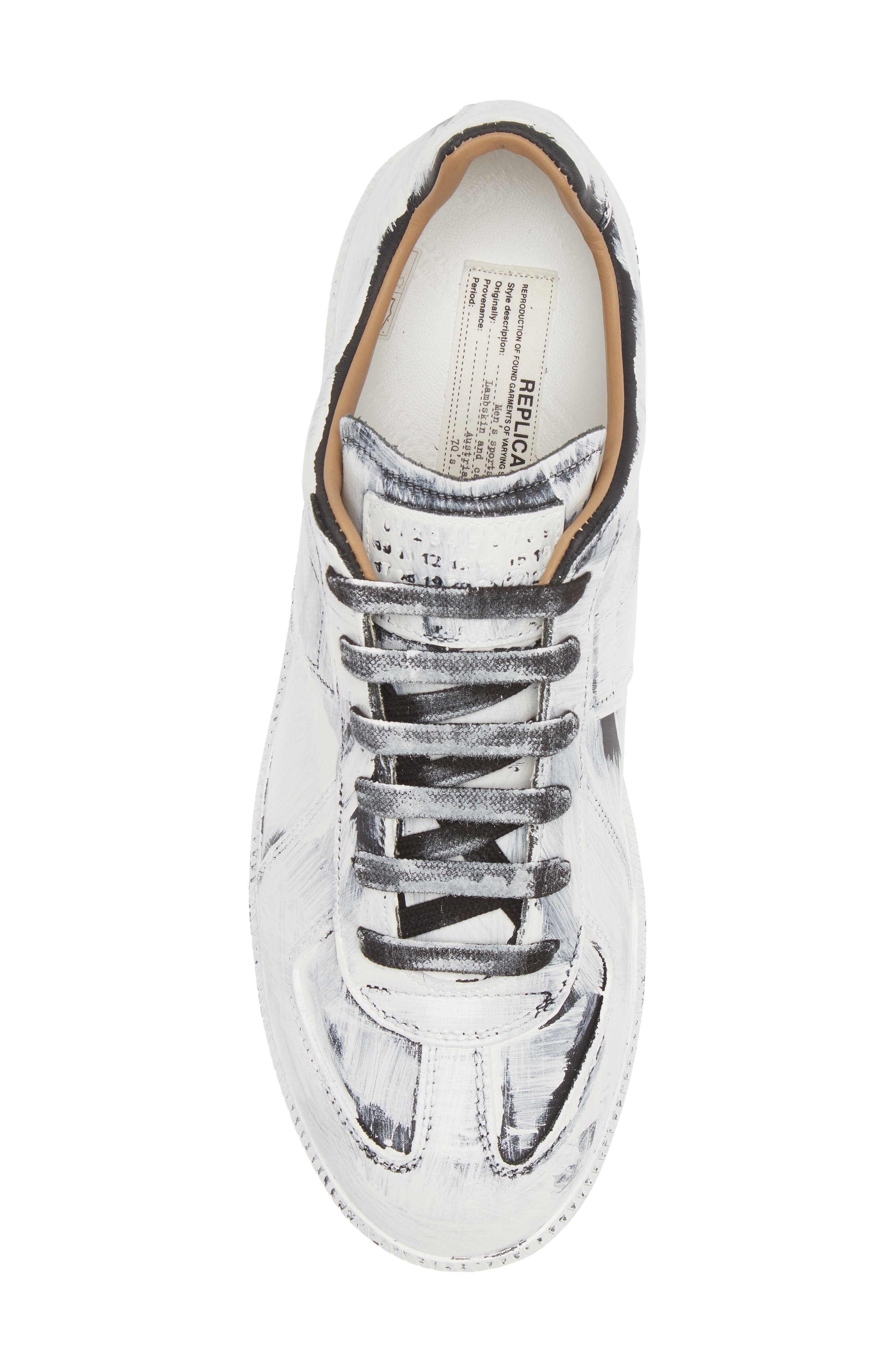 Maison Margiela Replica Paint Low Top Sneaker, Alternate, color, 