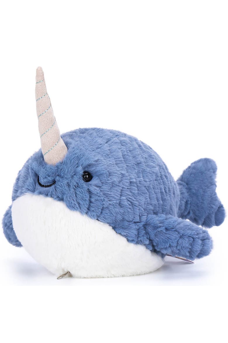 6 Inch Narwhal Henry Weighted Stuffed Animal, Main, color, Multicolored