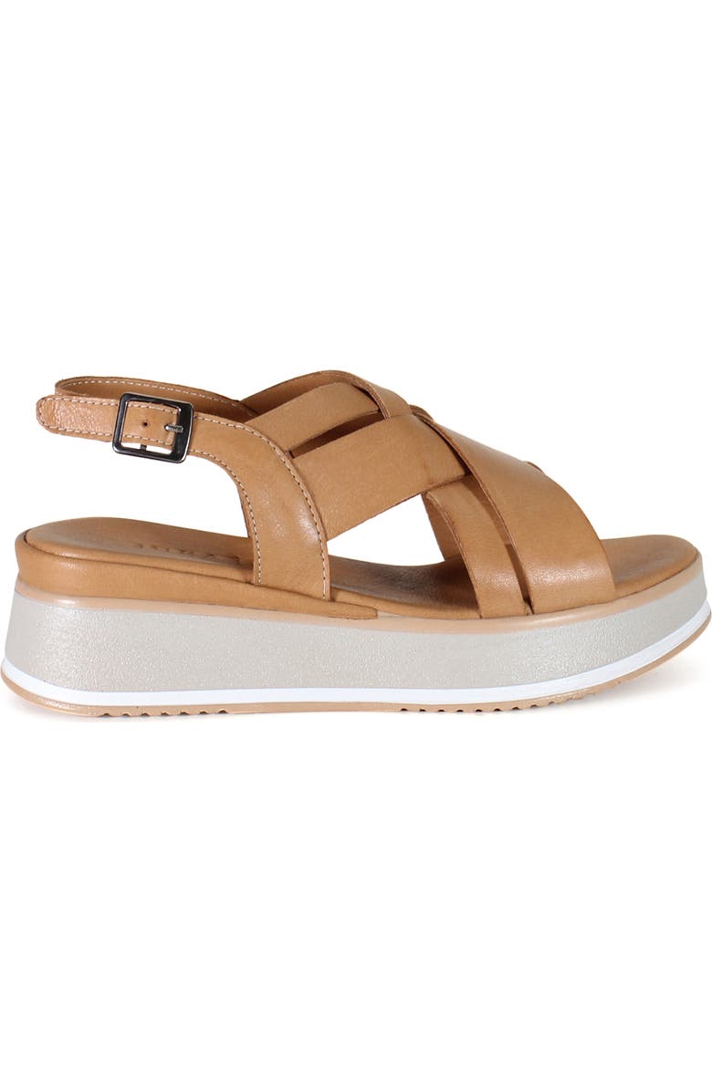 Diba True PIPP EN Leather Sporty Platform Sandal, Alternate, color, Coconut