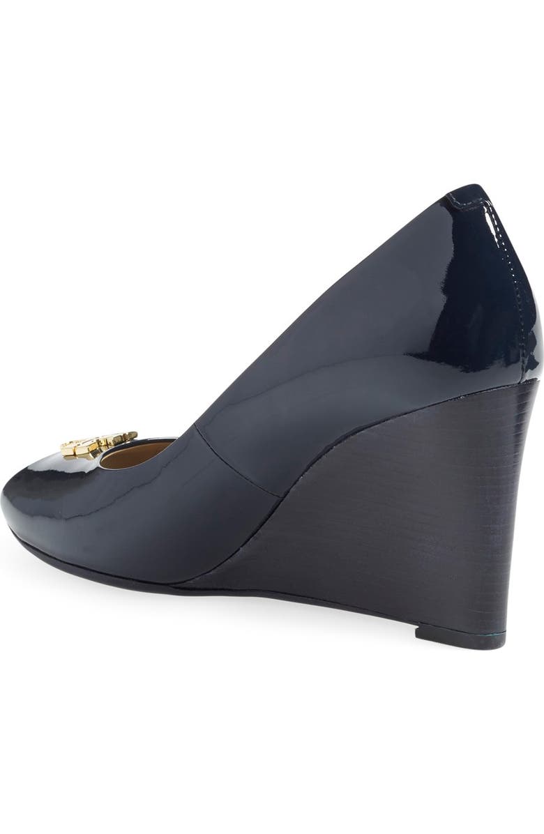 Tory Burch 'Jade' Peep Toe Wedge, Alternate, color,