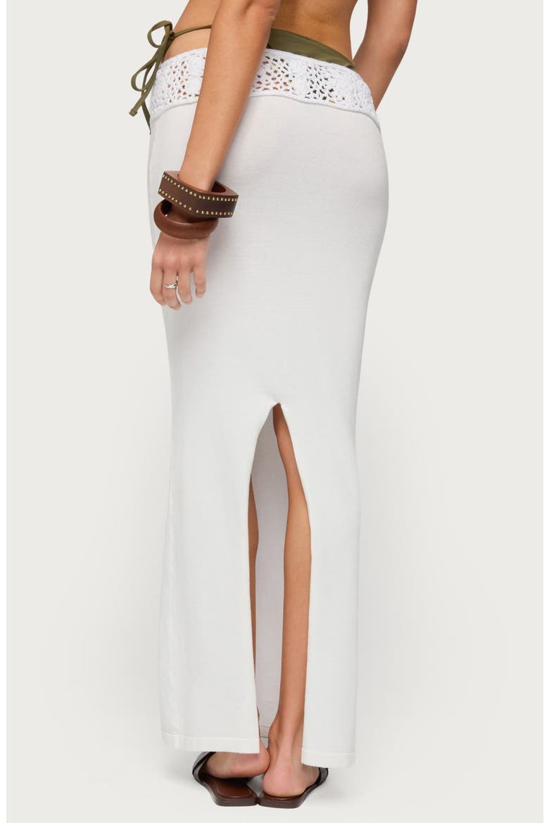 Maven Cover-Up Skirt, Alternate, color, WHITE