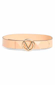 VALENTINO BY MARIO VALENTINO Mati VLOGO Buckle Leather Belt