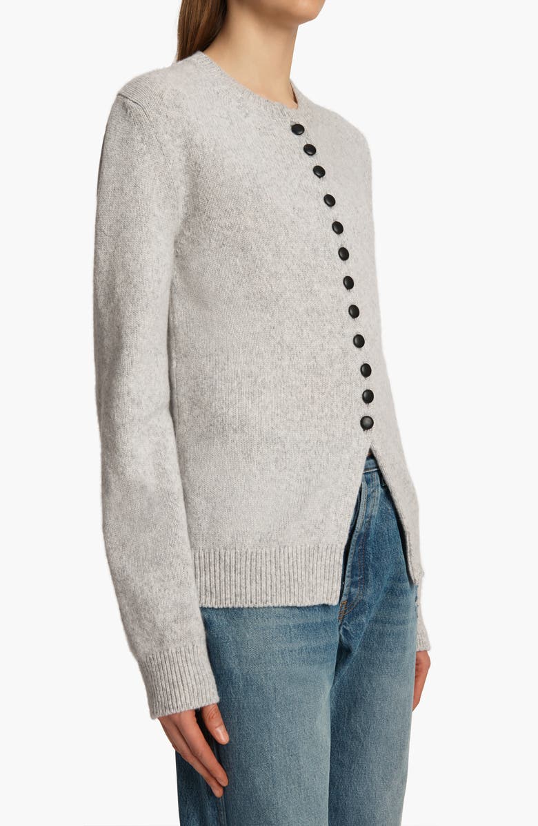 Khaite Josette Cashmere Cardigan, Alternate, color, Dove