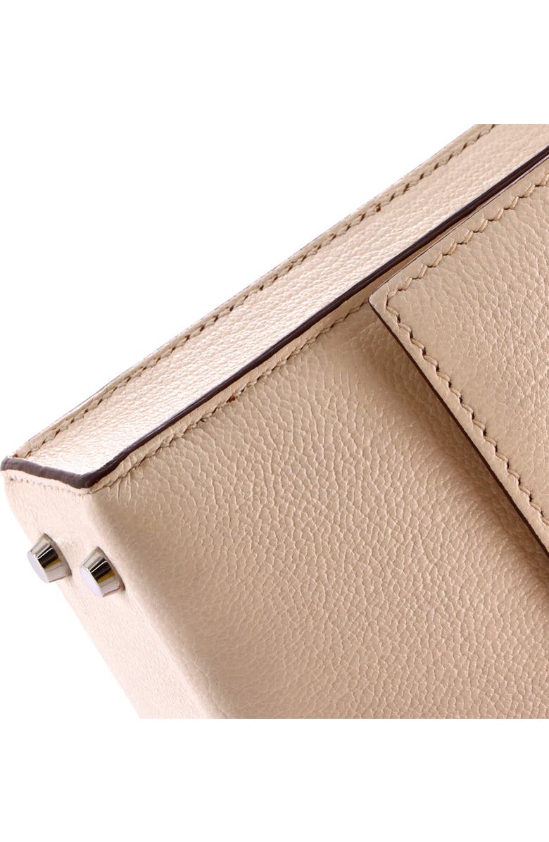 Pre-Owned Hermes Verrou Bag Chevre Mysore and Canvas Mini, Alternate, color, Nata