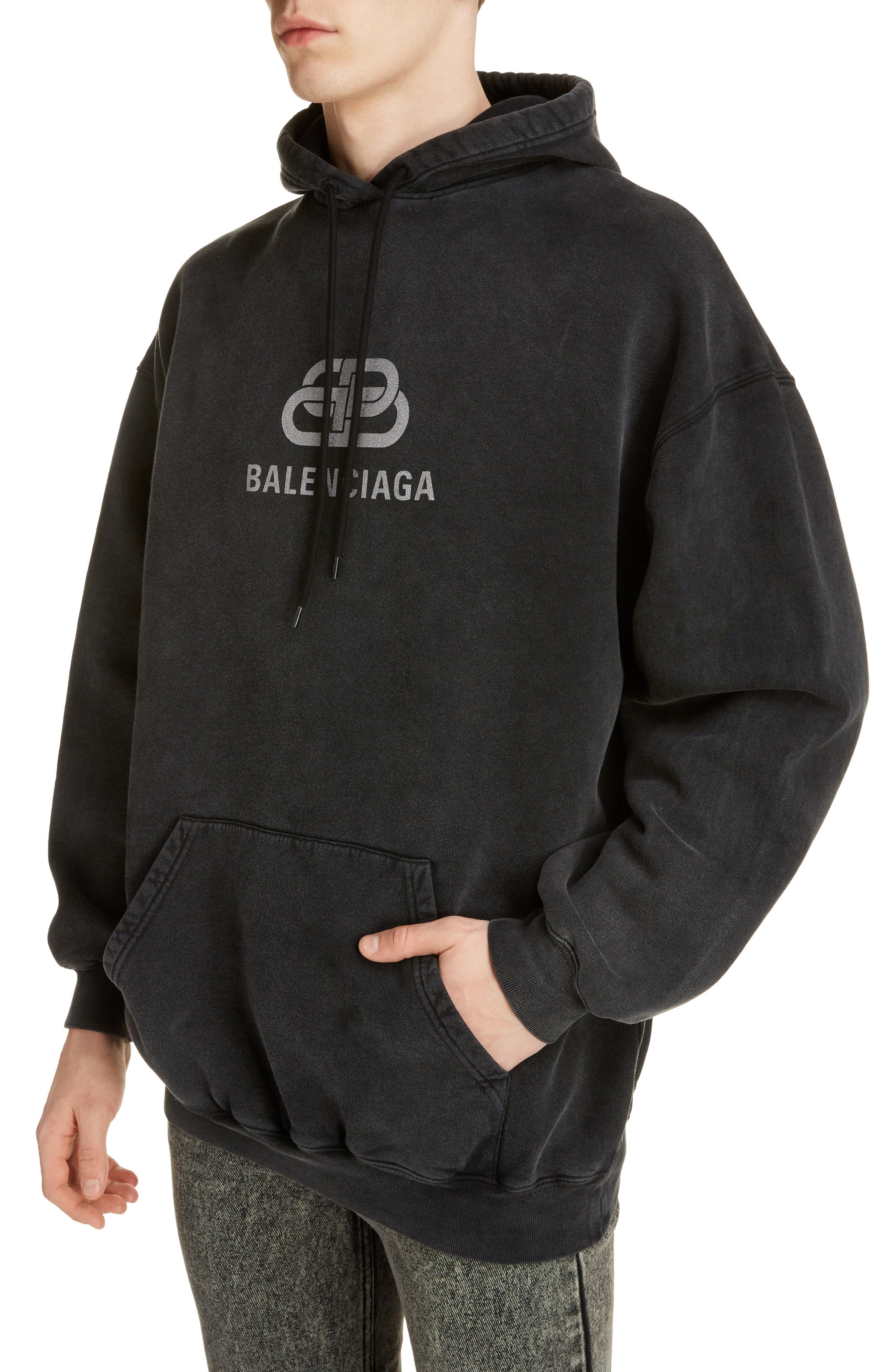 新品【 Balenciaga 】BB Logo Hoodie S パーカー Balenciaga BB Logo Hooded Sweatshirt (Men) | Nordstrom