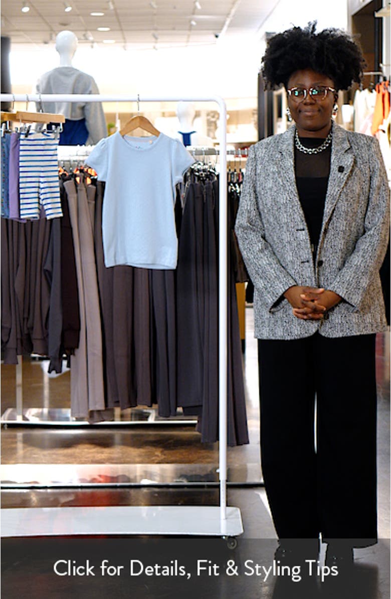 Kids' Short Sleeve Pointelle Top, sales video thumbnail