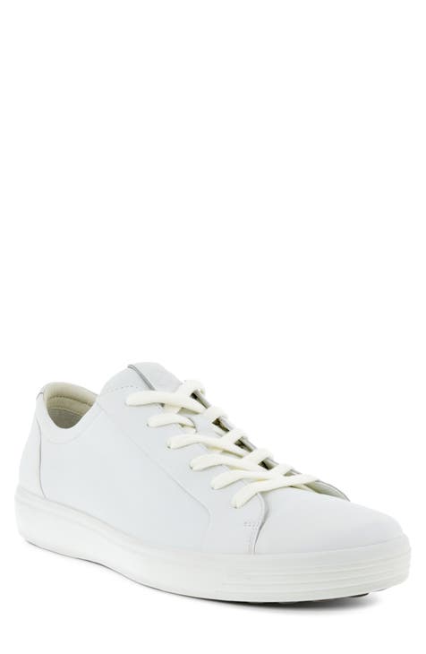 Leather shoes white hotsell