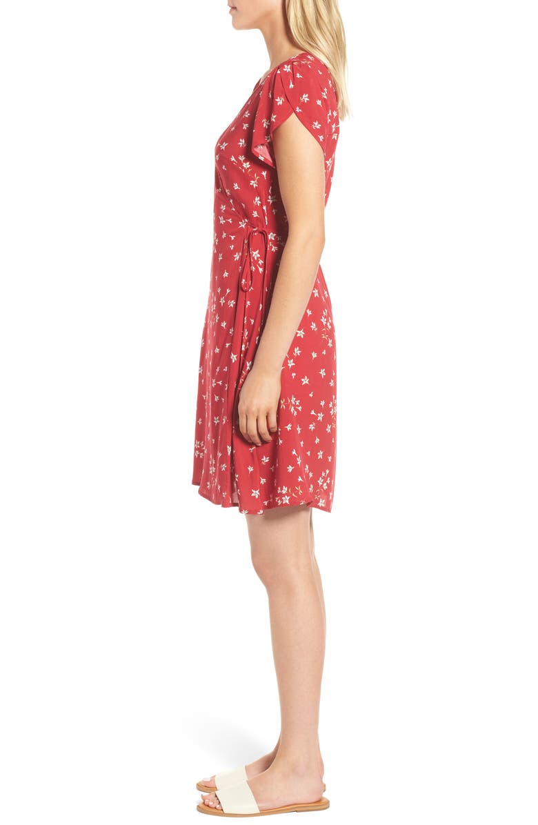 Velvet by Graham & Spencer Spring Floral Wrap Dress, Alternate, color, 