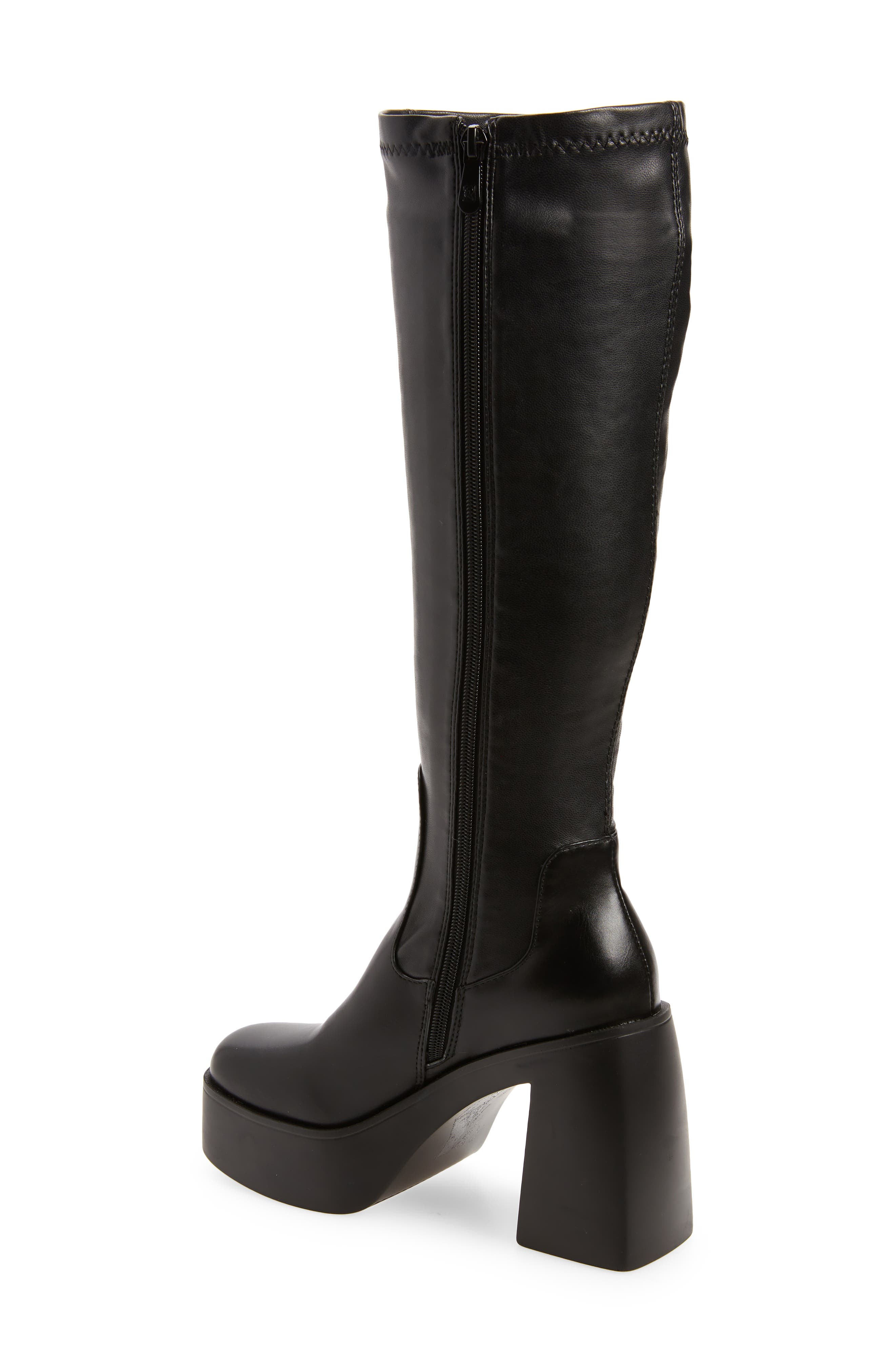 AZALEA WANG Nashla Knee High Platform Boot, Alternate, color, 