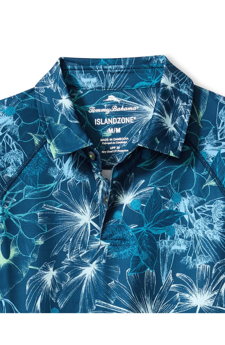 Tommy Bahama All Leaf No Shade IslandZone<sup>®</sup> Performance Polo, Alternate, color, Coastline