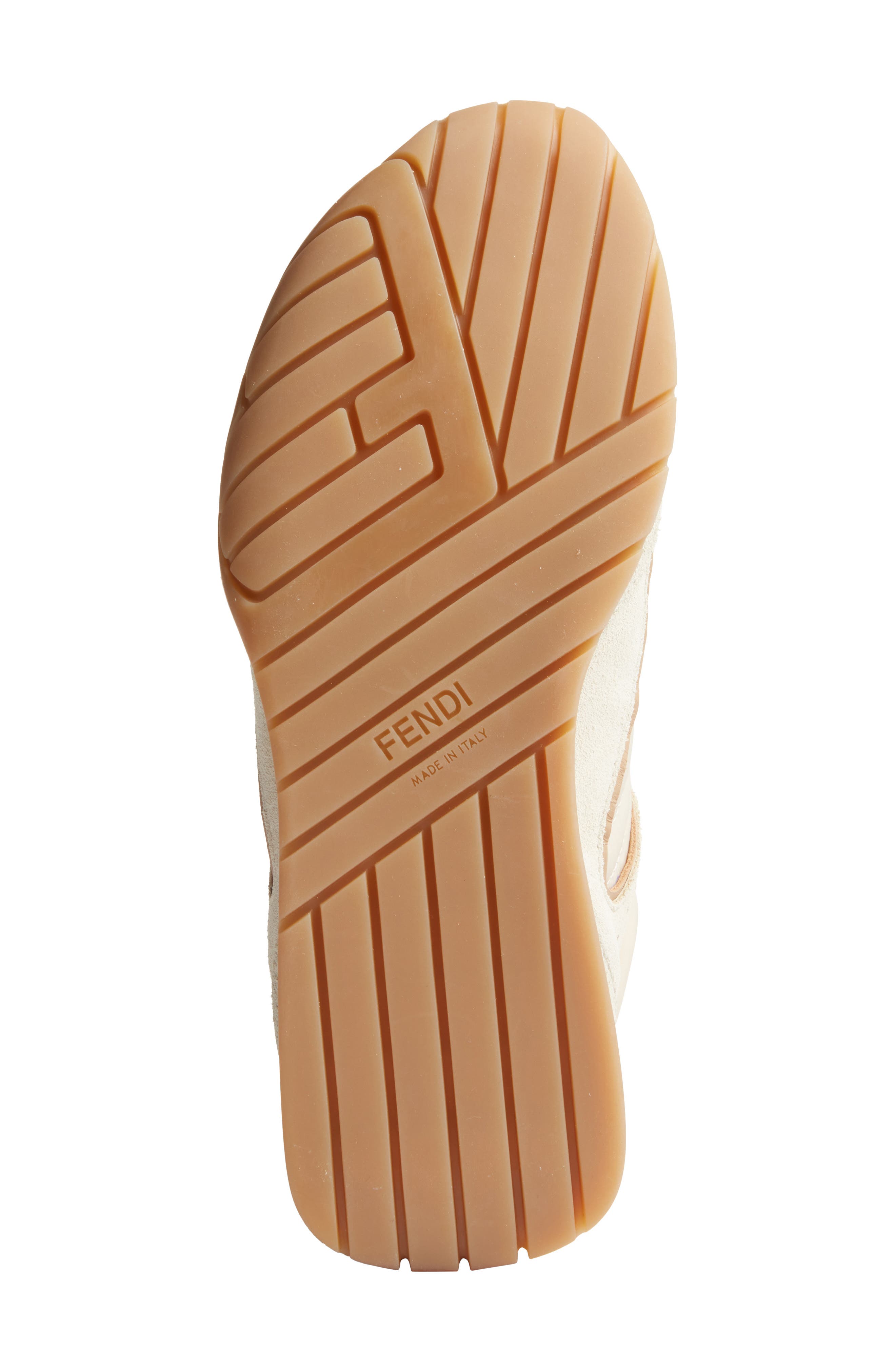 Fendi Pulse Low Top Sneaker, Alternate, color, Ivory