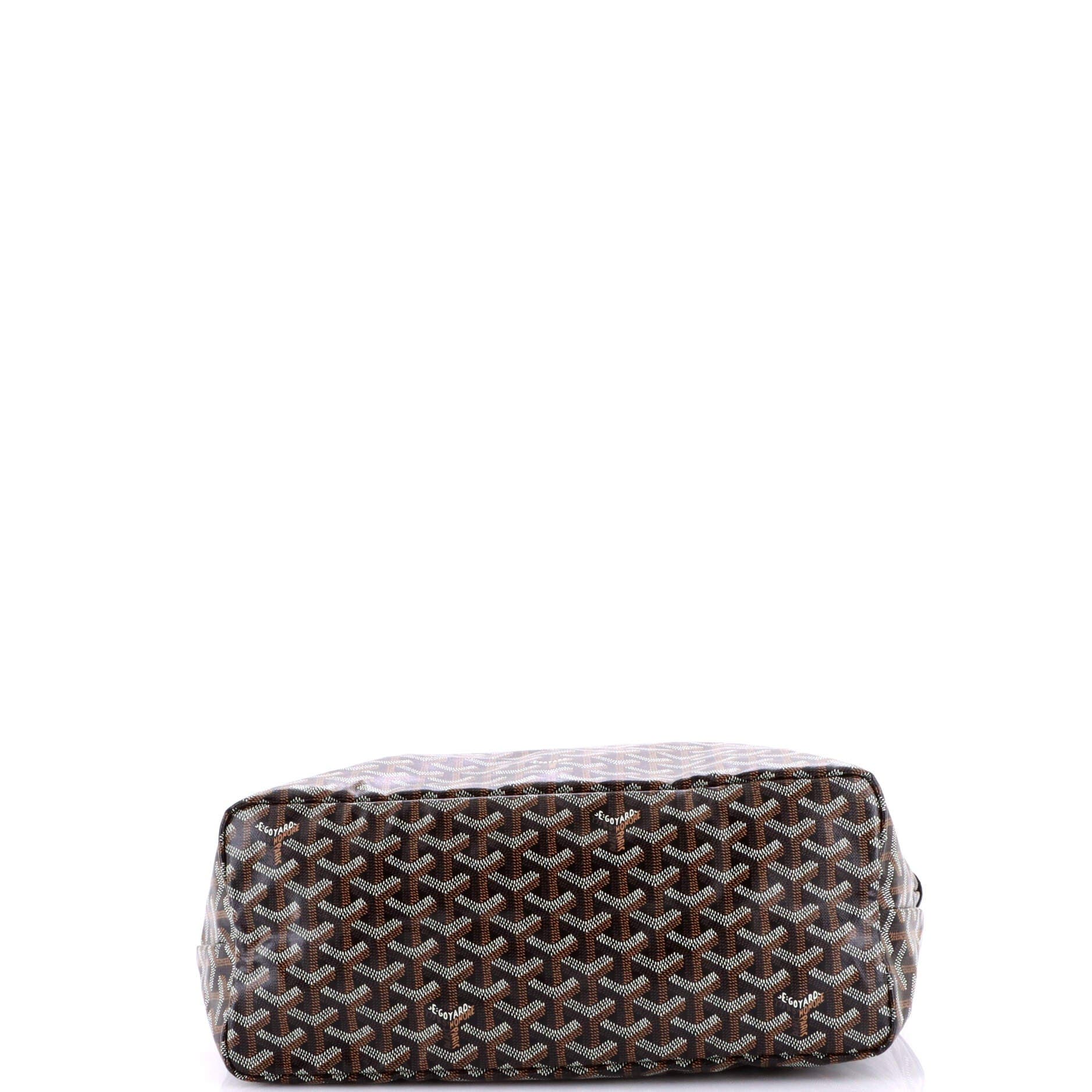 Pre-Owned Goyard Saint Louis Tote Coated Canvas PM, Alternate, color, Black