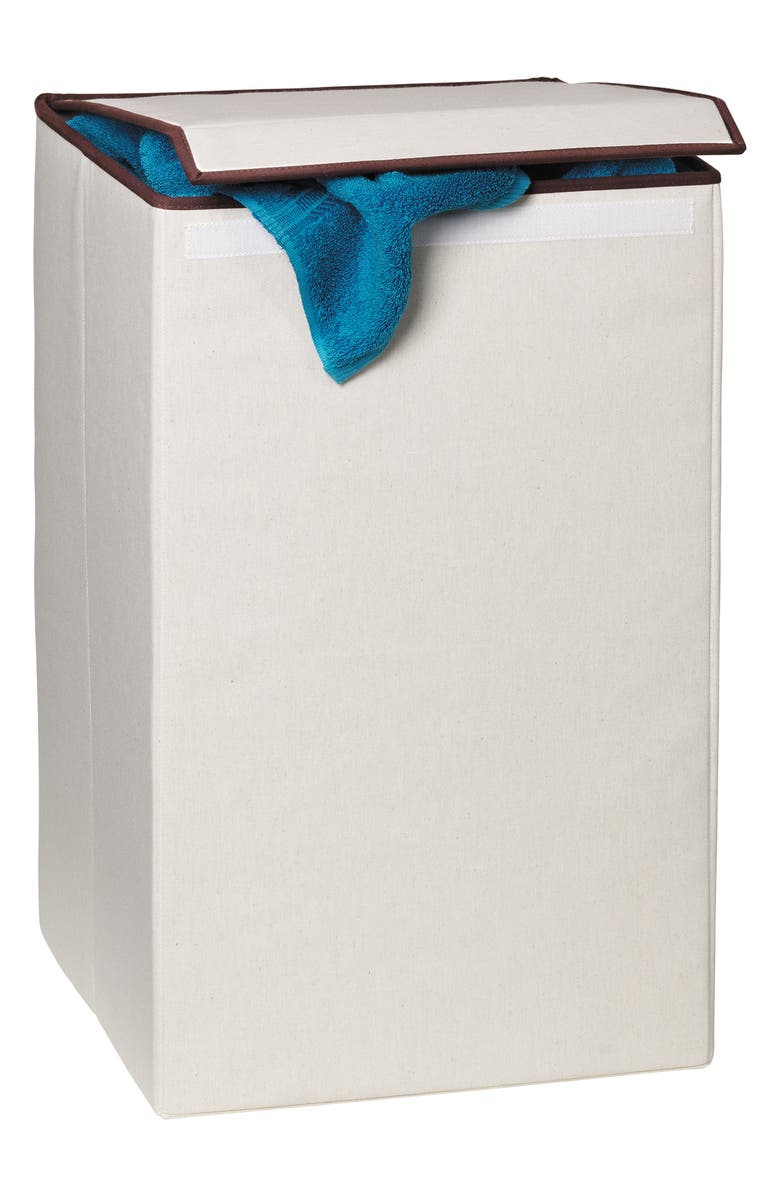 HONEY-CAN-DO Collapsible Square Hamper, Alternate, color, 