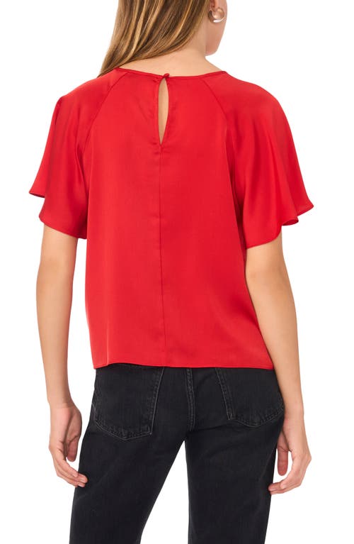 1.state Raglan Sleeve Top In Deep Rouge